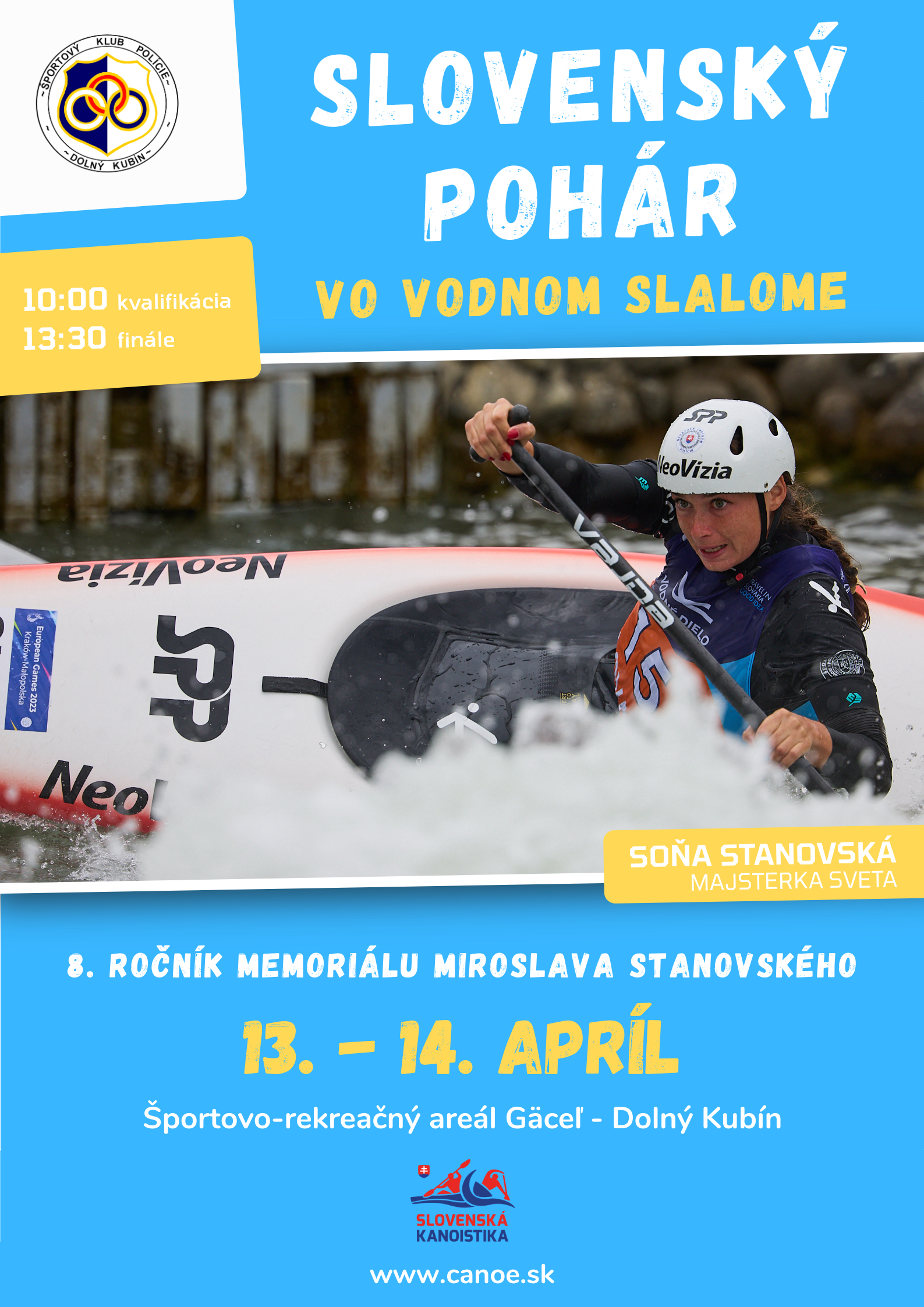 Memoriál M. Stanovského odštartuje slalomársku sezónu na divokej vode